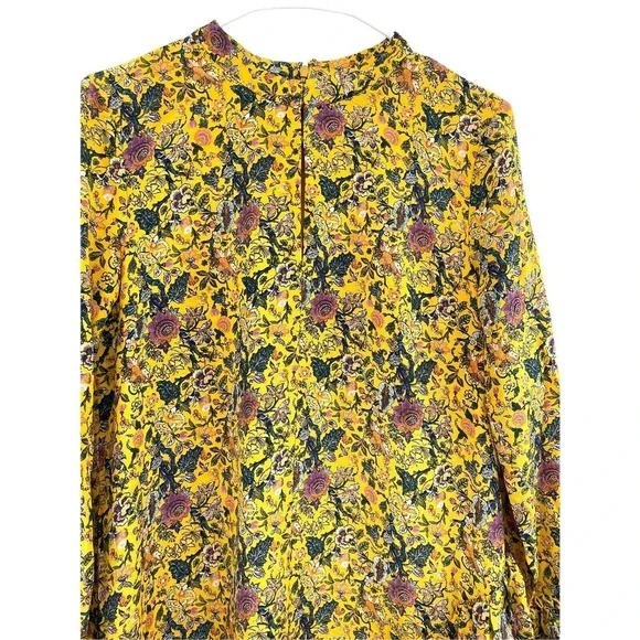 Madewell x Karen Walker Silk Floral Loretta Dress size 4 - Picture 3 of 12